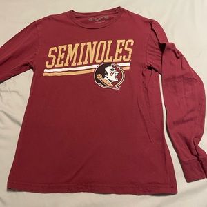 Mens FSU long sleeve T-shirt.  Size small
